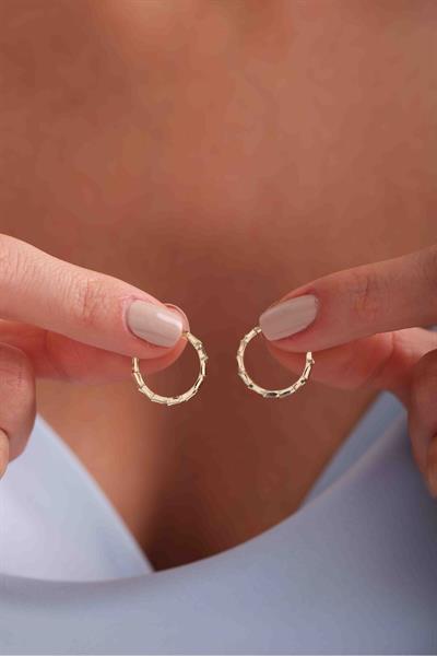 Trend İkonik Serpenti Yılan Halka Küpe
