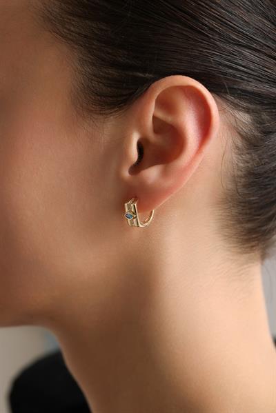 Blau Taşlı Fenom Küpe