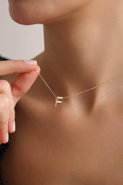 F Harf Balon Bombe Kolye