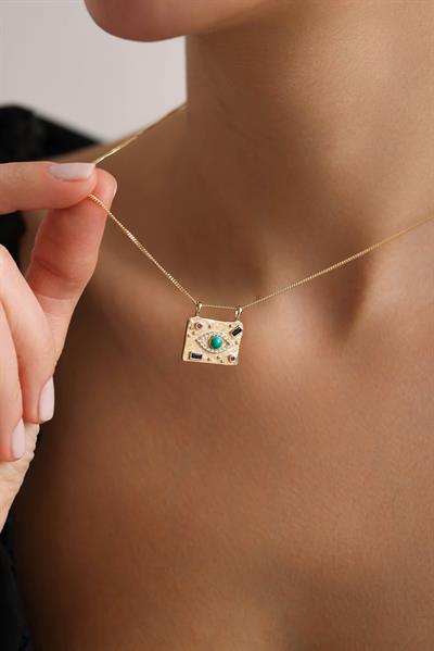 Heritage Paper Göz Kolye