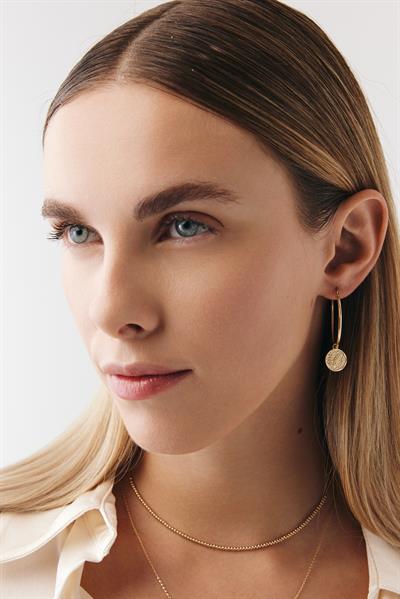 Kairos Buğday Halka Küpe