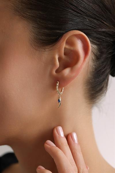 Laciandrt Stone Sallantılı Ivory Rouss Earring