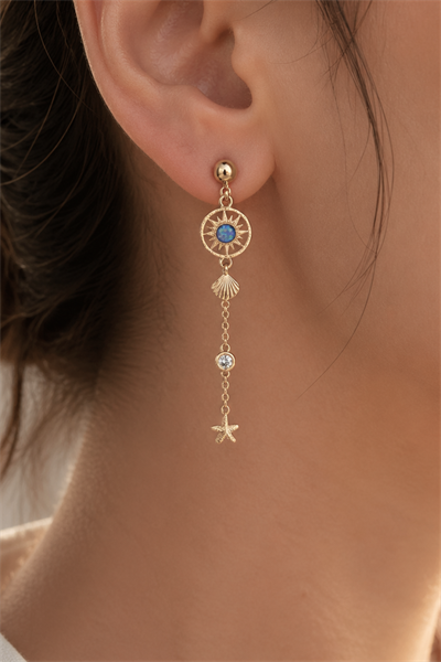 Lunara BL Opal Sallantılı Küpe