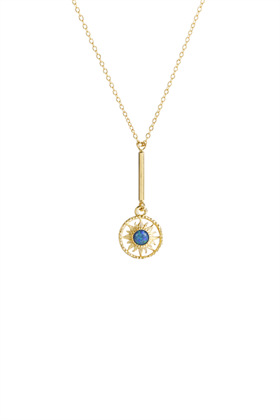 Lunara BL Opal Stick Mini Kolye