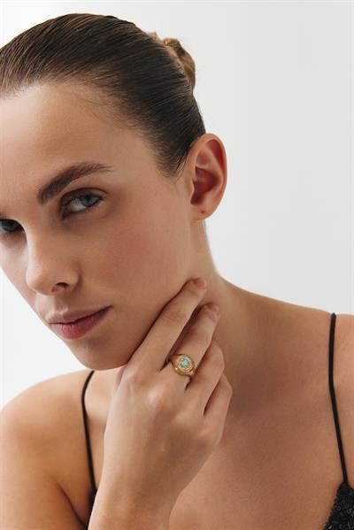 Maia Greca Mavi Yüzük