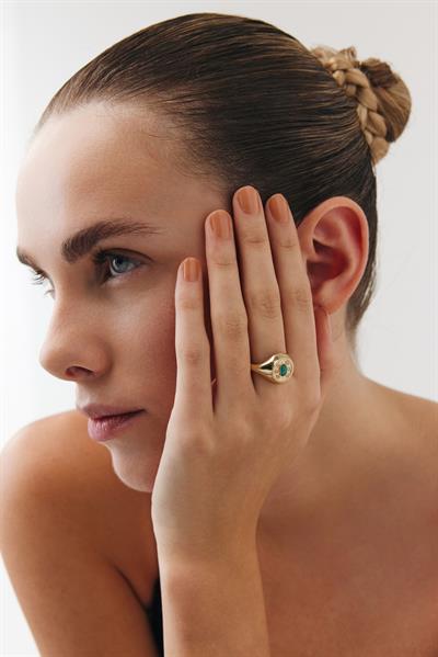 Maia Greca Yeşil Yüzük