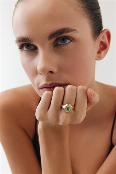 Maia Greca Yeşil Yüzük