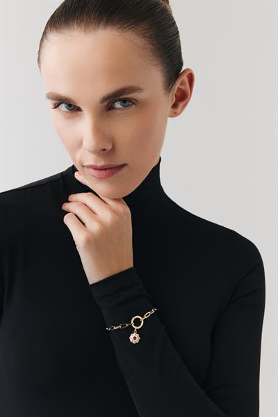 Maia Octa Bordo Bileklik