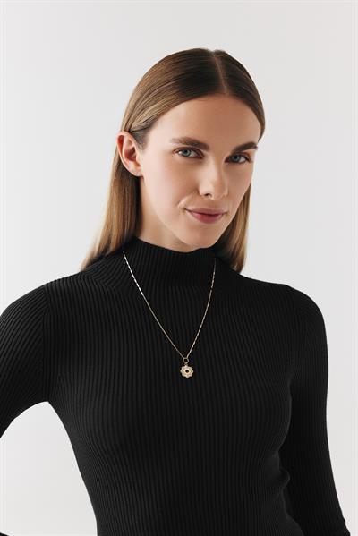 Maia Octa Lacivert Kolye