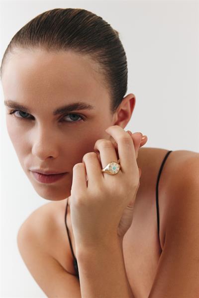 Maia Octa Mavi Yüzük