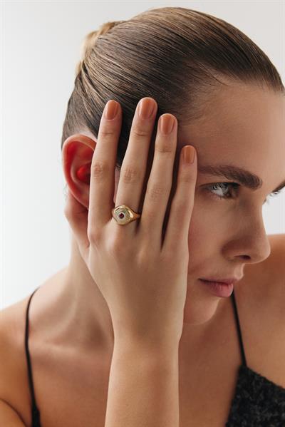 Maia Recta Bordo Yüzük