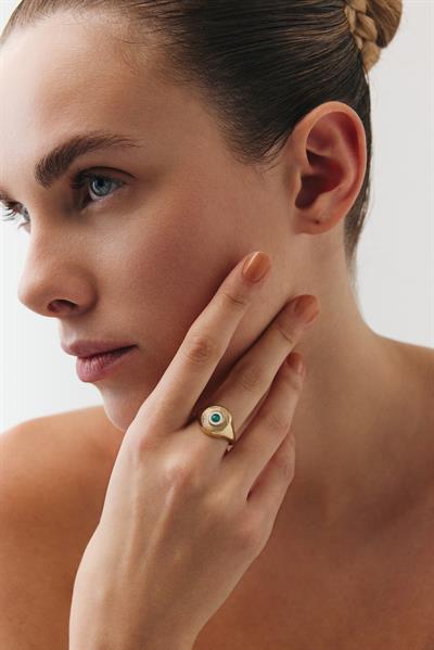 Maia Recta Yeşil Yüzük