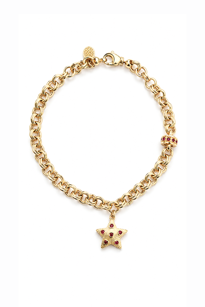 Marea Seastar Ruby Bileklik