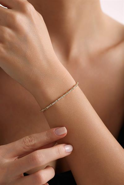 Minio Osso Pieno Taşlı Bileklik