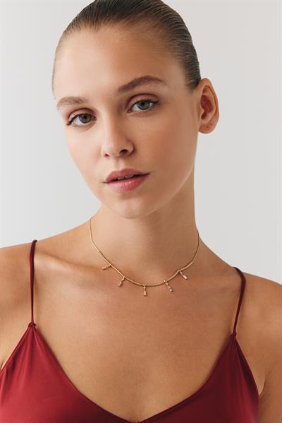 Nexus Taşlı Bead Kolye