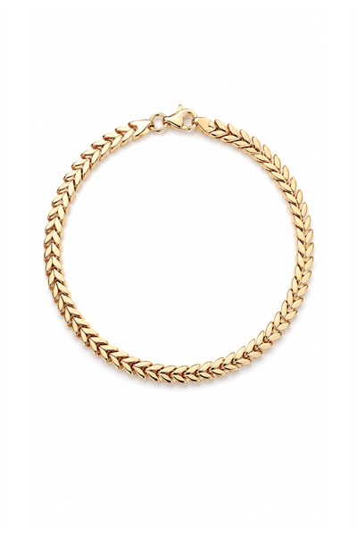 Parlak Cilalı Buğday Pars Bracelet
