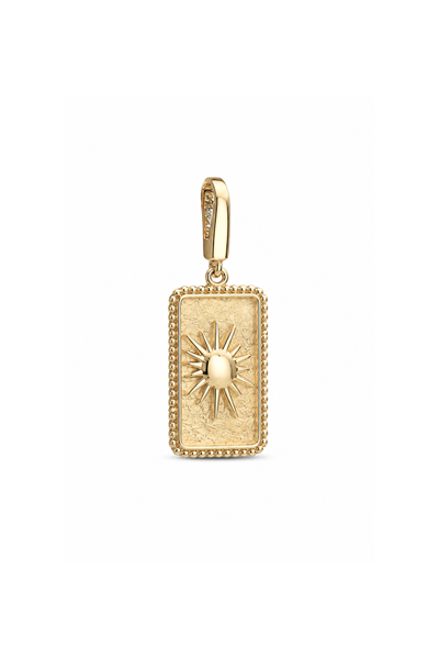Recta Puntos Güneş Kilitli Charm Pendant