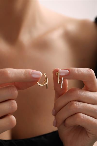 Taşlı Belvedere Küpe