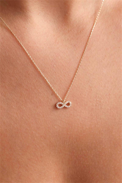 Taşlı Sonsuzluk Kolye