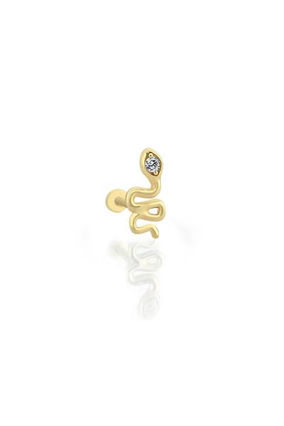 Taşlı Travi Tragus Küpe