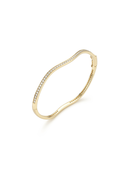 Taşlı Wave Bilezik