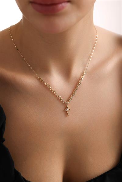 Tek Taşlı Sirius Kolye