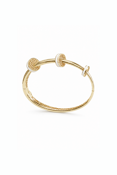 Tricle Beyaz Mineli Bilezik