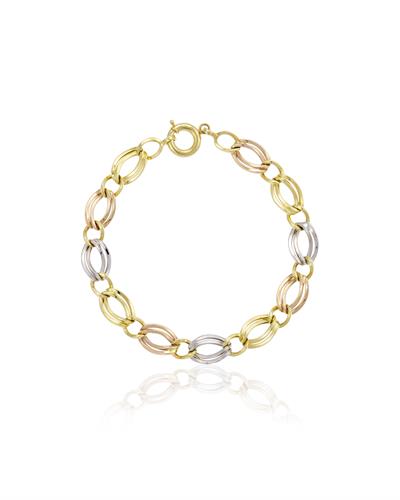 Trinity 3 Renk Hollow Bileklik