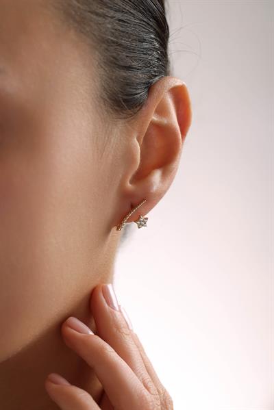 Yıldız Burgu Spine Earring