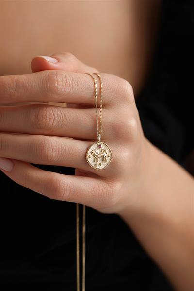 Zodiac Burç Aslan Kolye