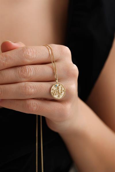 Zodiac Burç Kova Kolye