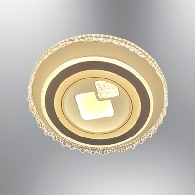 1414-9 Nofa 50Cm Daire Armatür (3Renk Led-Kumandalı) Beyaz