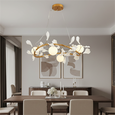 2712-4A Ivy 4 Lü Avize Sarı 