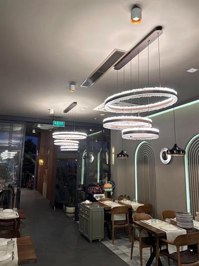 2732-3A-4 Pırıltı 3'Lü Avize 40+60+80 Kahve 