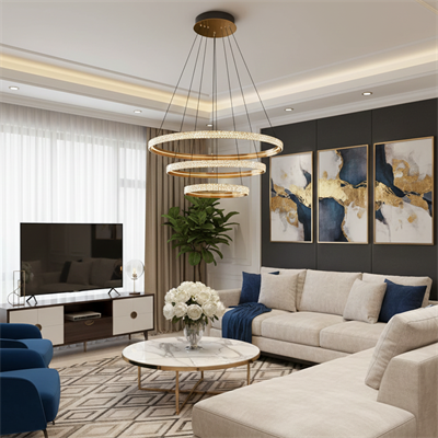 2734-3A-20 Cipale 3'lü Sarkıt 40+60+80cm (Kumandalı Sistem) ESKİTME Renk