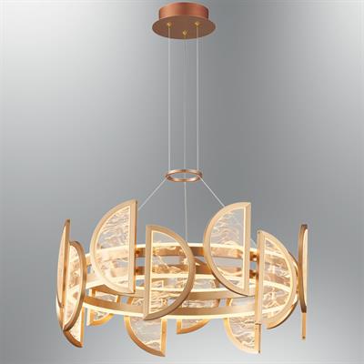 2868-90-03 Alabaster 90Cm Yuvarlak Sarkıt Sarı