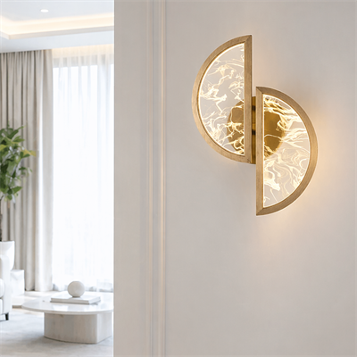 2868-Apl-03 Alabaster Aplik Sarı