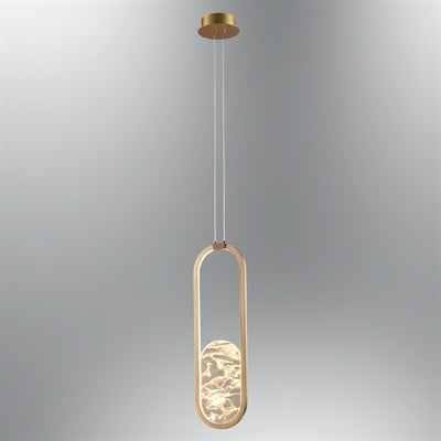 2869-1-03 Alabaster Tekli Sarkıt 50*20 Sarı