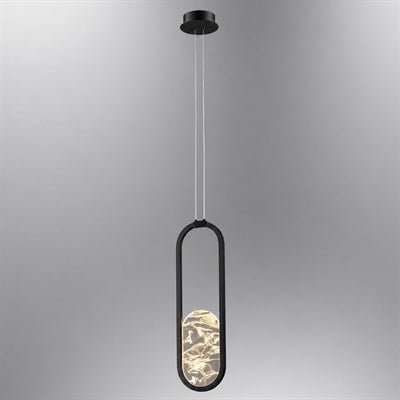 2869-1-19 Alabaster Tekli Sarkıt 50*20 Siyah