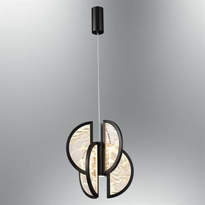 2869-3-19 Alabaster Tekli Sarkıt 31*35 Siyah