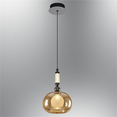 2873-1A-12 Boliv Tekli Sarkıt Amber