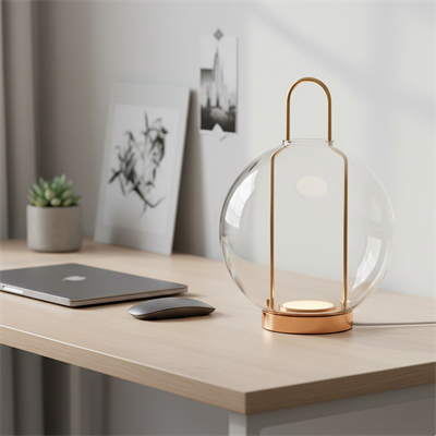 3434-1Ml-03 Krater Masa Lambası Sarı 