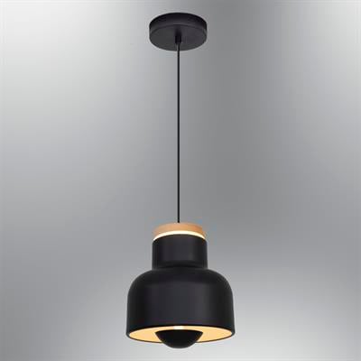 3444K-1A-19 Maas Tekli Sarkıt Spotlu Pleksi Siyah