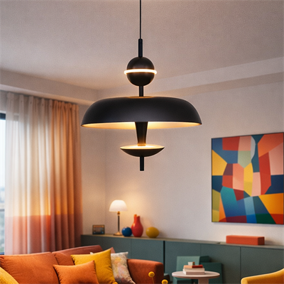 3445-1A-19 Pixie Tekli Sarkıt Siyah