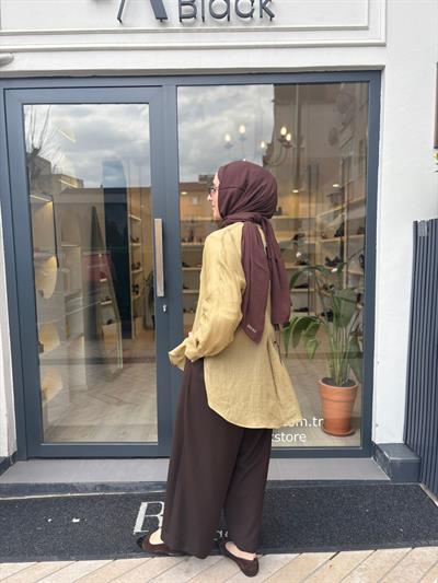 101008 Rahat Kesim Kadın Gömlek Yeşil
