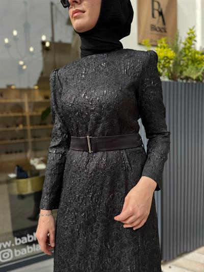 11244 Brokar Kadın Elbise Siyah