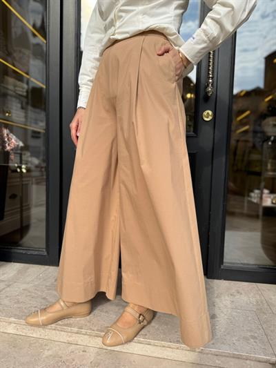 2601-1013 Bol Paça Kadın Pantolon Camel