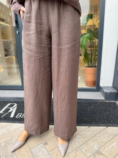 2601-1021 Bol Paça Kadın Pantolon Kahve