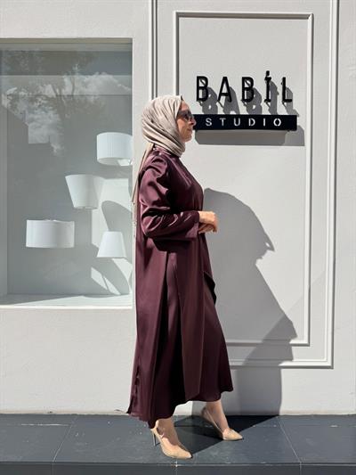 26FW201 Parçalı Kadın Takım Bordo