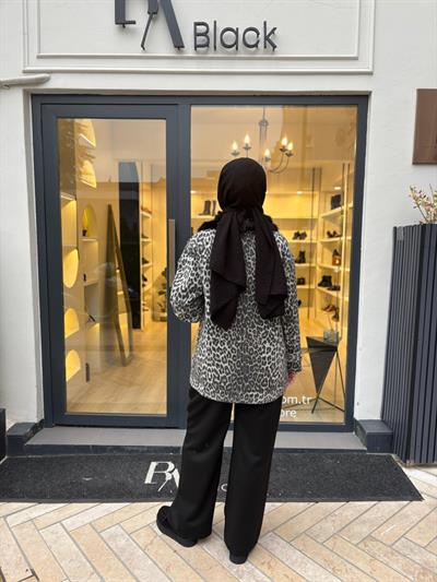 26FWCEK0006 Alvin Kadın Ceket Leopar